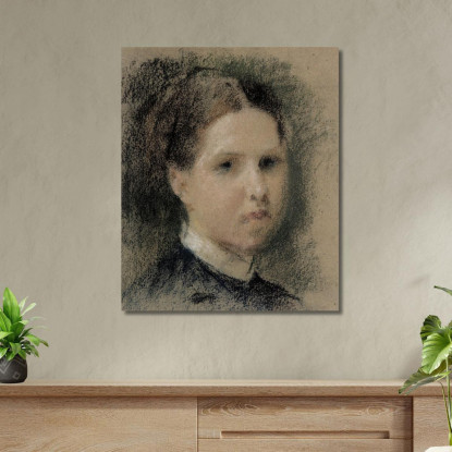 Ritratto Di Annie Edelfelt Albert Edelfelt aed78 quadro stampato su tela