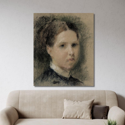 Ritratto Di Annie Edelfelt Albert Edelfelt aed78 quadro stampato su tela