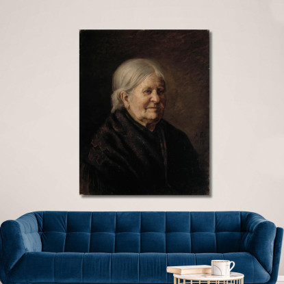 Ritratto Di Fredrika Snygg Tajta Albert Edelfelt aed82 quadro stampato su tela