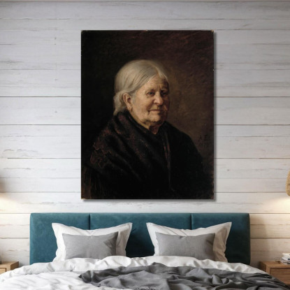 Ritratto Di Fredrika Snygg Tajta Albert Edelfelt aed82 quadro stampato su tela