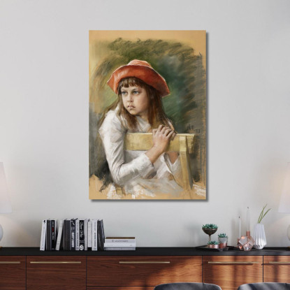 Ritratto Della Sorella Dell'Artista Berta Edelfelt 2 Albert Edelfelt aed90 quadro stampato su tela