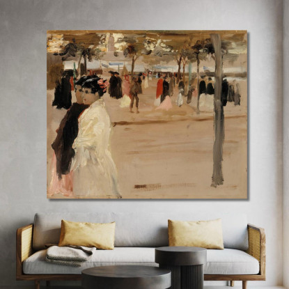 Studio Per La Shore Road A San Telmo Siviglia Albert Edelfelt aed123 quadro stampato su tela