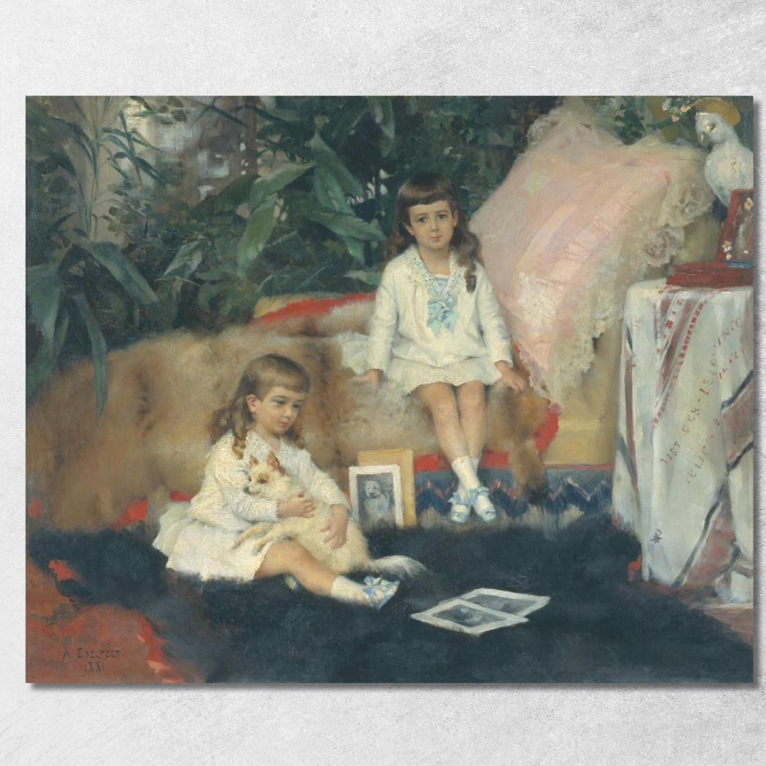 I Granduchi Boris E Kirill Vladimirovich Da Bambini Albert Edelfelt aed132 quadro stampato su tela