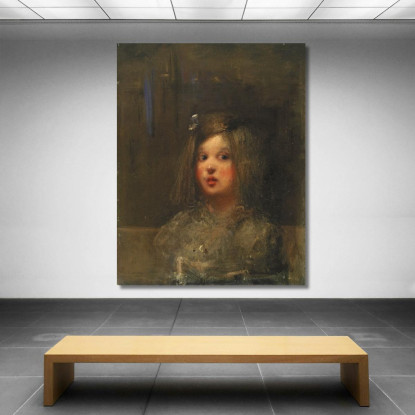 Infanta Alice Pike Barney apb42 quadro stampato su tela