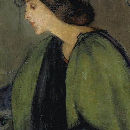 Donna E Pavone Alice Pike Barney apb125 quadro stampato su tela