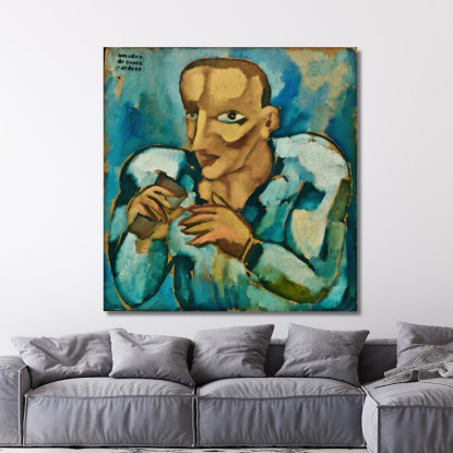 O Ratto Amadeo de Souza-Cardoso asc13 quadro stampato su tela