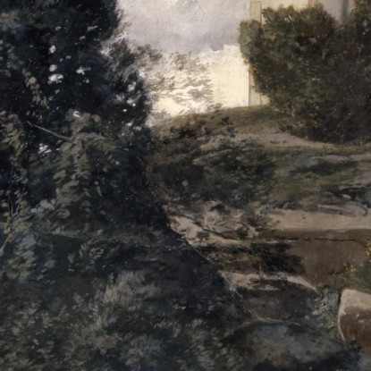 Sulla Strada Per Emmaus Arnold Böcklin abk35 quadro stampato su tela