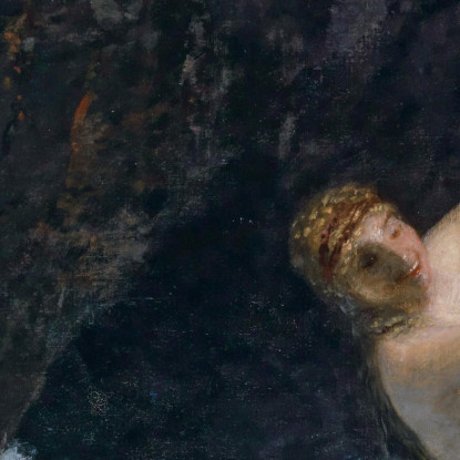 Gioco Delle Nereidi Arnold Böcklin abk39 quadro stampato su tela