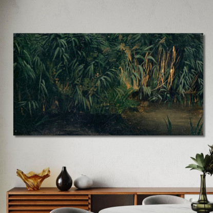 Canna Arnold Böcklin abk52 quadro stampato su tela