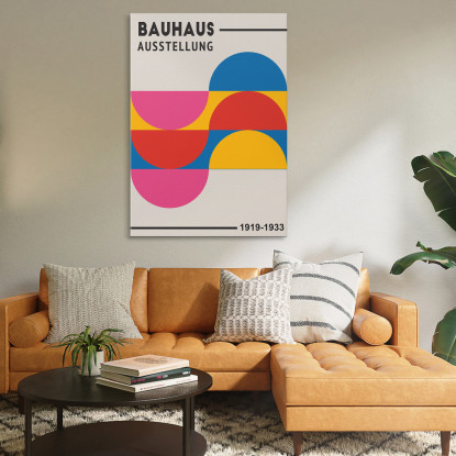 Bauhaus Dove Colorare La Pittura Bauhaus Style bhs2 quadro stampato su tela