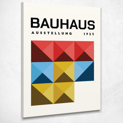 Quadro Bauhaus Composizione Geometrica Astratta Bauhaus Style bhs13 quadro stampato su tela