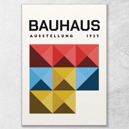 Quadro Bauhaus Composizione Geometrica Astratta Bauhaus Style bhs13 quadro stampato su tela