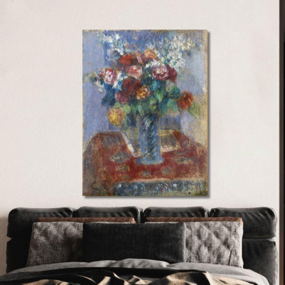 Mazzo Di Fiori Del 1900 Circa Camille Pissarro cps16 quadro stampato su tela