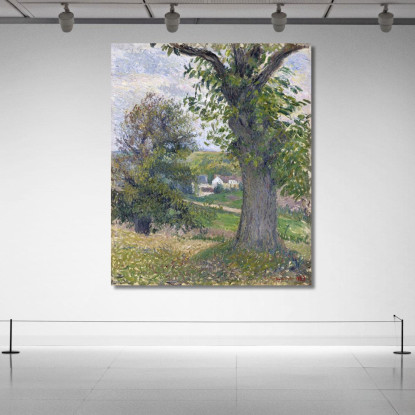 Castagni A Osny 1883 Camille Pissarro cps19 quadro stampato su tela
