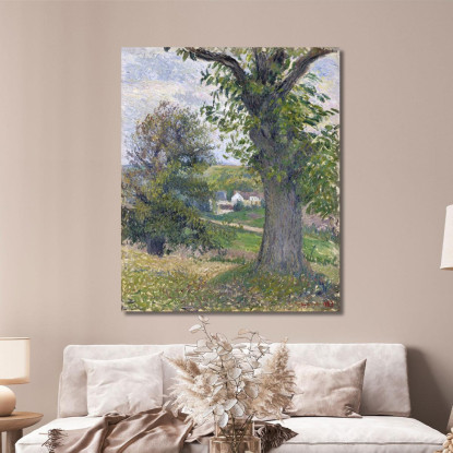Castagni A Osny 1883 Camille Pissarro cps19 quadro stampato su tela