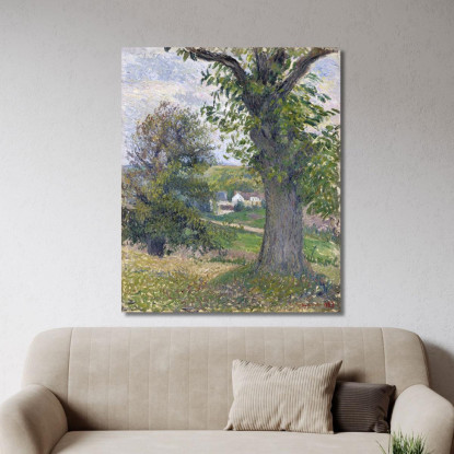 Castagni A Osny 1883 Camille Pissarro cps19 quadro stampato su tela