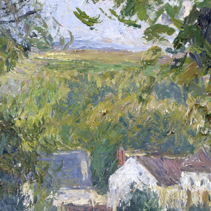 Castagni A Osny 1883 Camille Pissarro cps19 quadro stampato su tela
