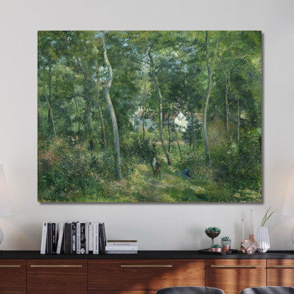 Margine Del Bosco Vicino All'Ermitage Pontoise Camille Pissarro cps24 quadro stampato su tela