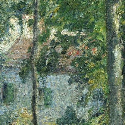Margine Del Bosco Vicino All'Ermitage Pontoise Camille Pissarro cps24 quadro stampato su tela