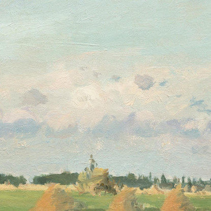 Paesaggio Ile-De-France 1873 Camille Pissarro cps42 quadro stampato su tela
