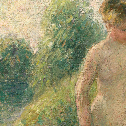 La Bagnante 1985 Camille Pissarro cps69 quadro stampato su tela