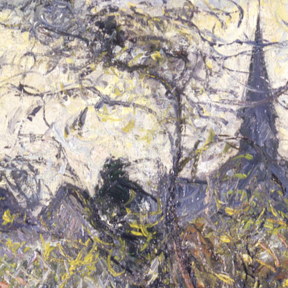 Il Campanile Di Bazincourt 1885 Camille Pissarro cps71 quadro stampato su tela