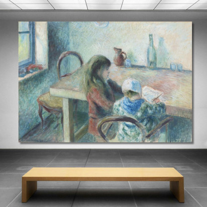 I Bambini 1880 Camille Pissarro cps73 quadro stampato su tela