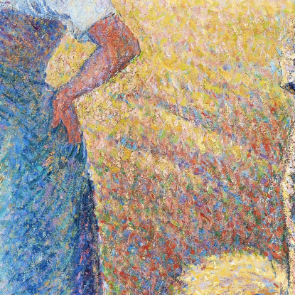 Le Spigolatrici 1889 Camille Pissarro cps80 quadro stampato su tela