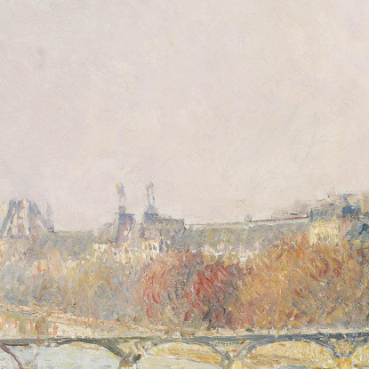 La Luce Del Sole Mattutino Del Louvre 1901 Camille Pissarro cps87 quadro stampato su tela
