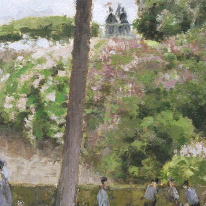Il Giardino Pubblico Di Pontoise 1874 Camille Pissarro cps93 quadro stampato su tela