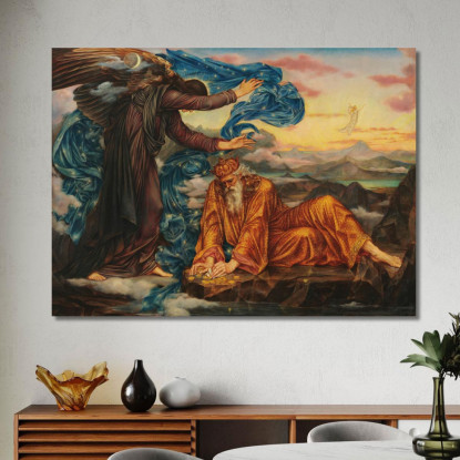 Legato Alla Terra Evelyn De Morgan emg14 quadro stampato su tela
