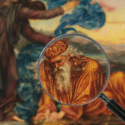 Legato Alla Terra Evelyn De Morgan emg14 quadro stampato su tela