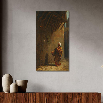 Strada Al Cairo Türk Trova Rose A Cairo Street Carl Spitzweg csp51 quadro stampato su tela