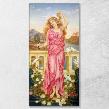 Elena Di Troia Evelyn De Morgan emg19 quadro stampato su tela