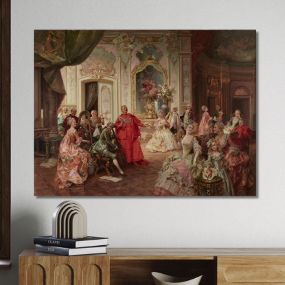 Una Performance Deliziosa Cesare Auguste Detti cad3 quadro stampato su tela