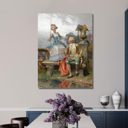 Pesca Per Una Buona Cattura Cesare Auguste Detti cad7 quadro stampato su tela