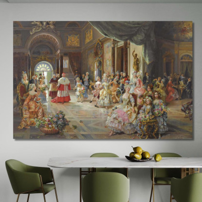 Il Partito Cesare Auguste Detti cad12 quadro stampato su tela