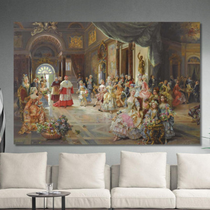 Il Partito Cesare Auguste Detti cad12 quadro stampato su tela