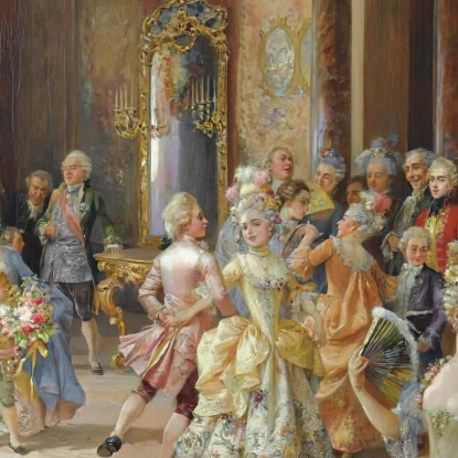 Il Partito Cesare Auguste Detti cad12 quadro stampato su tela