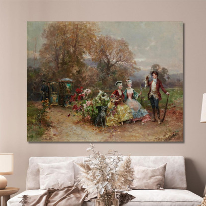 Mostrando Il Suo Premio Cesare Auguste Detti cad18 quadro stampato su tela
