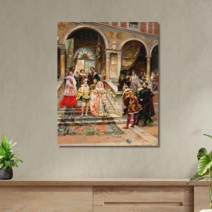 Il Matrimonio Del Principe Cesare Auguste Detti cad20 quadro stampato su tela