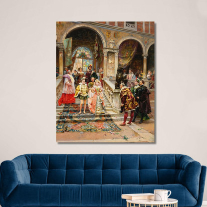 Il Matrimonio Del Principe Cesare Auguste Detti cad20 quadro stampato su tela