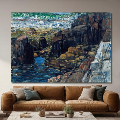 Mela N. 2 Childe Hassam chs3 quadro stampato su tela