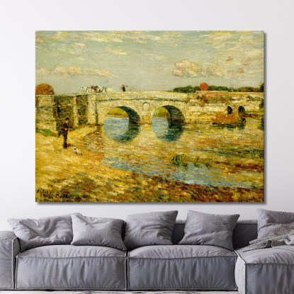 Ponte Sullo Stour Childe Hassam chs10 quadro stampato su tela