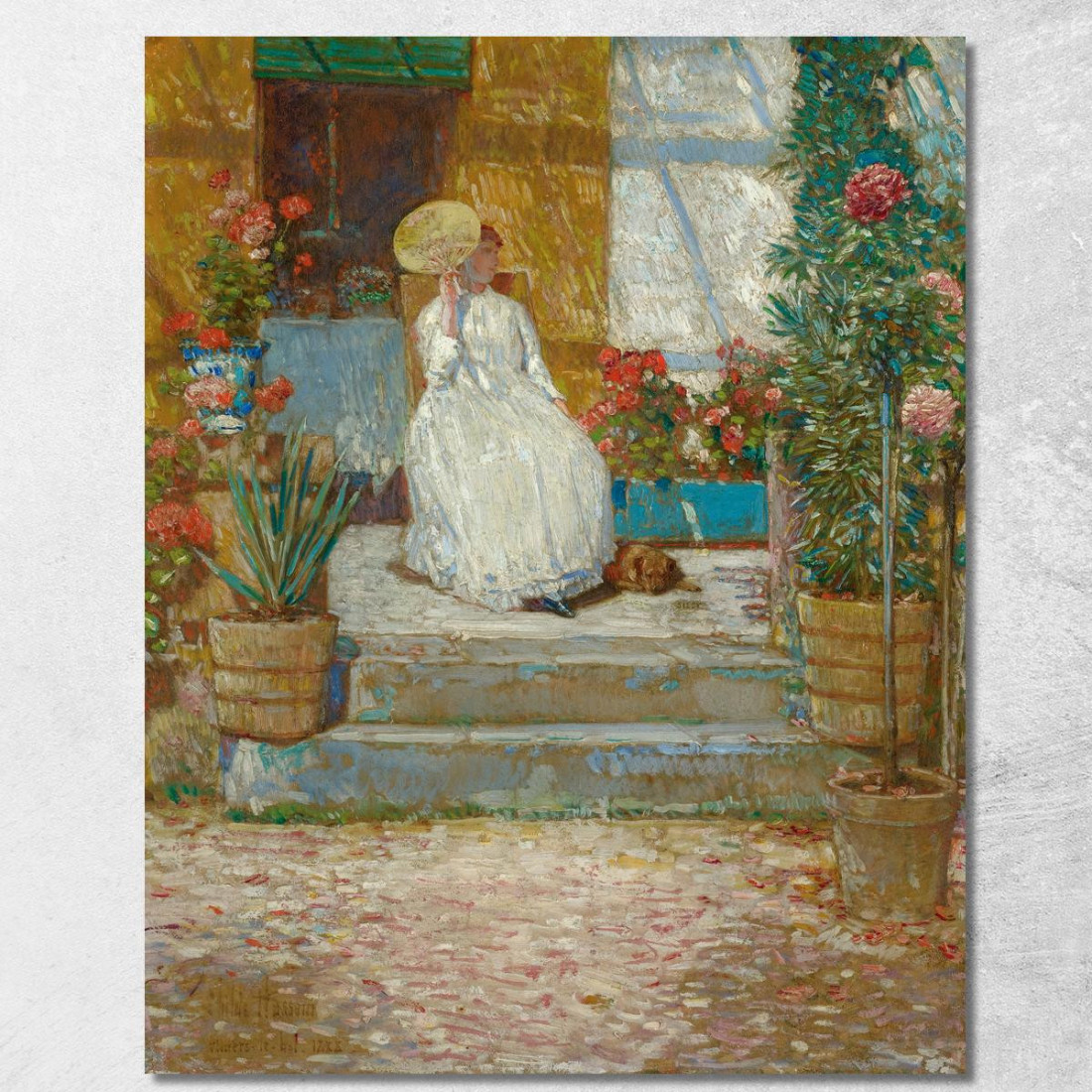 Al Sole Childe Hassam chs28 quadro stampato su tela Al Sole Childe Hassam chs28 quadro stampato su tela