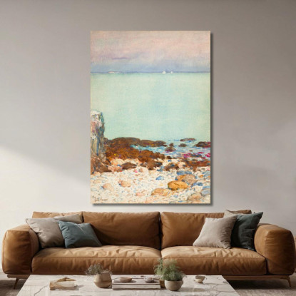 Bassa Marea Isole Di Shoals 2 Childe Hassam chs35 quadro stampato su tela