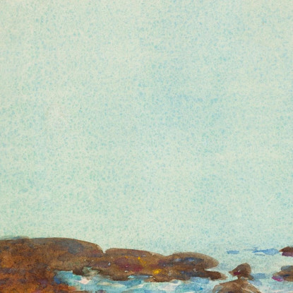 Bassa Marea Isole Di Shoals 2 Childe Hassam chs35 quadro stampato su tela