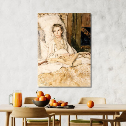 Maud Cucito Childe Hassam chs37 quadro stampato su tela