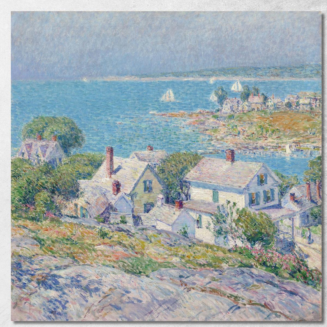Promontori Del New England Childe Hassam chs42 quadro stampato su tela Promontori Del New England Childe Hassam chs42 quadro stampato su tela