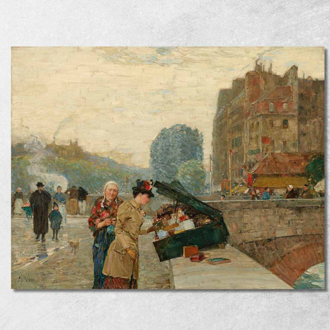 Lungomare St. Michel Childe Hassam chs56 quadro stampato su tela